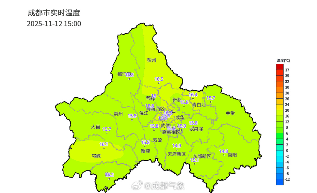 最低5℃！成都气温即将陡降
