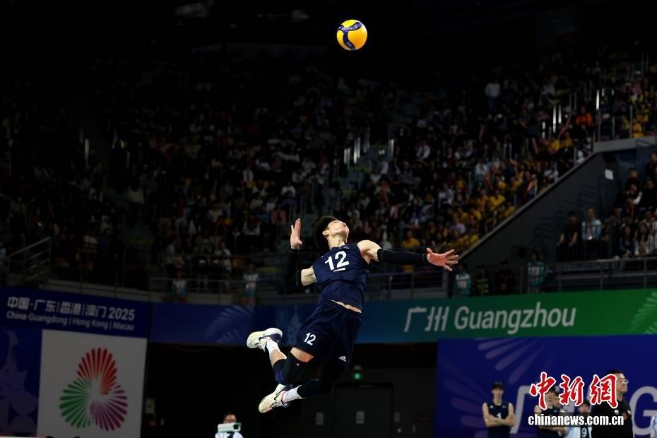 （粤港澳全运会）浙江队夺男排U20组金牌