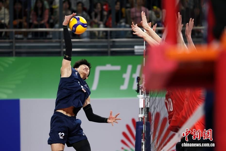（粤港澳全运会）浙江队夺男排U20组金牌