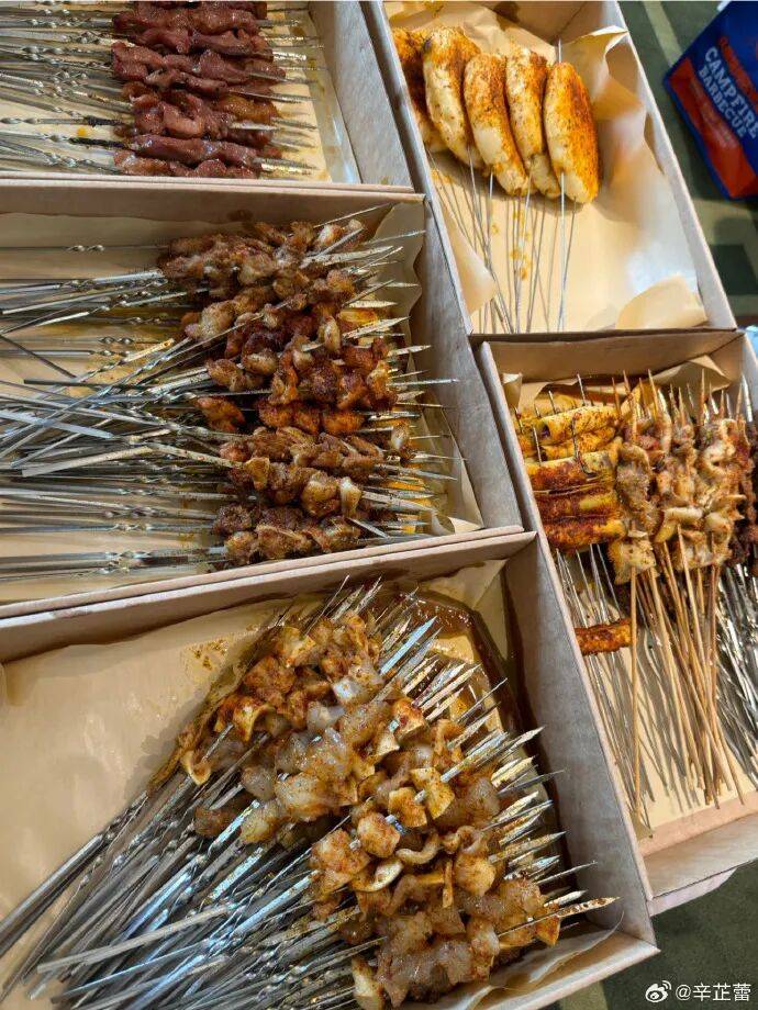 辛芷蕾回老家鹤岗狂炫烧烤小串,满桌硬货滋滋冒油,网友:隔着屏幕流口水